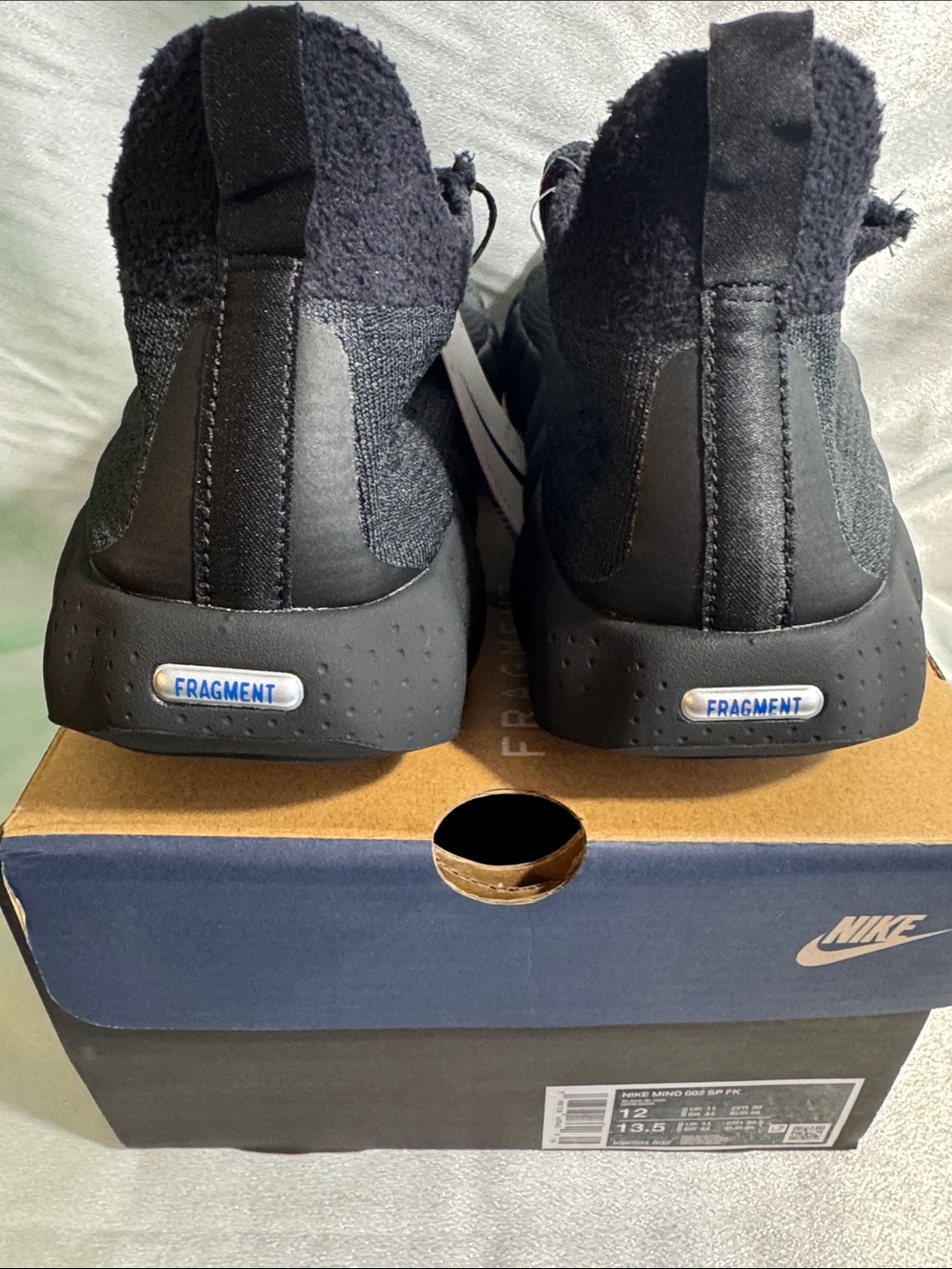 New!🔥 Black fragment design x Nike Mind 002 Flyknit sneaker!🔥 - Picture 9 of 13